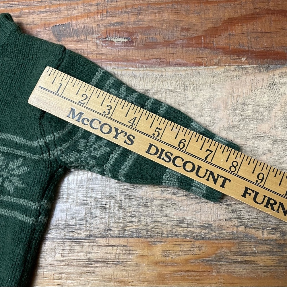 VINTAGE Baby Gap Knit Snowflake Sweater 6 to 12 months woo blend - Picture 4 of 8